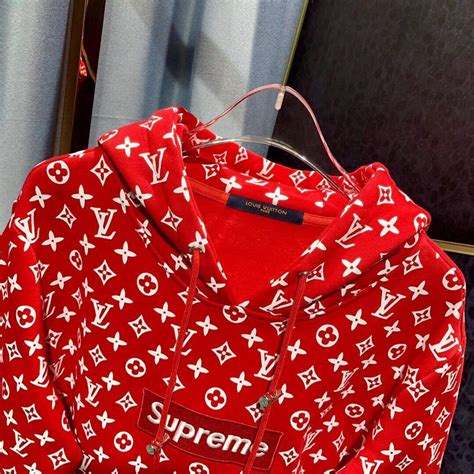 replica supreme hoodie louis vuitton|supreme shirt Louis Vuitton price.